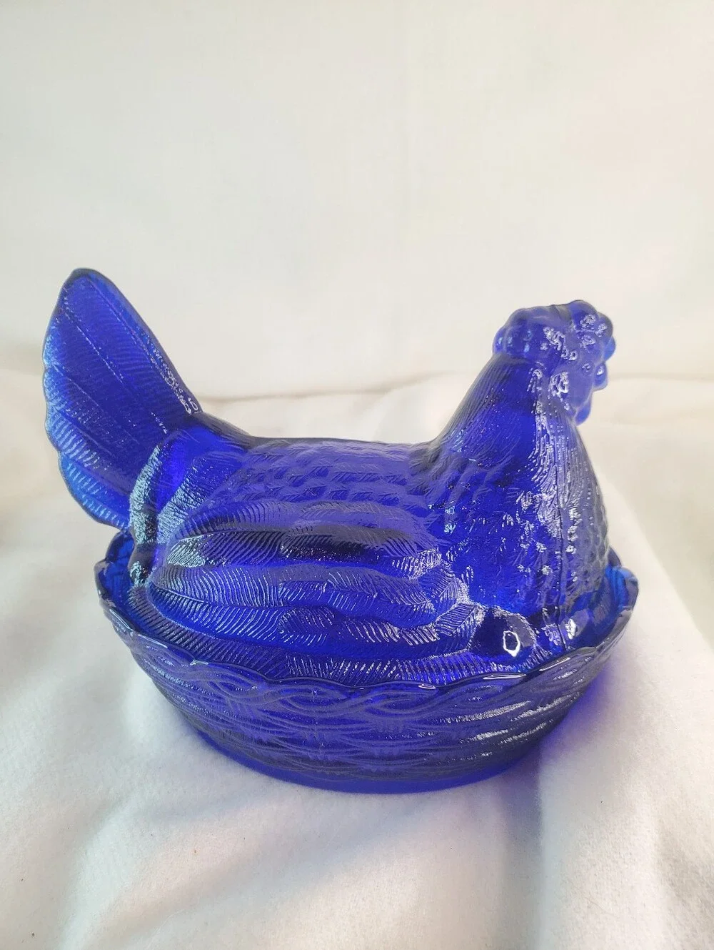 Vintage 1950s Indiana Cobalt Blue Glass 